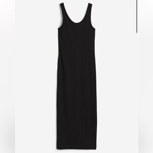 H&M ribbed bodycon dress